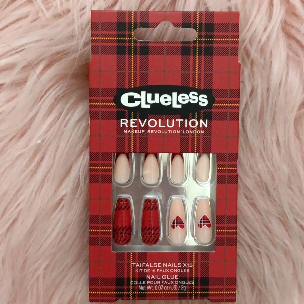 Brand New REVOLUTION CLUELESS TAI FALSE NAILS-L